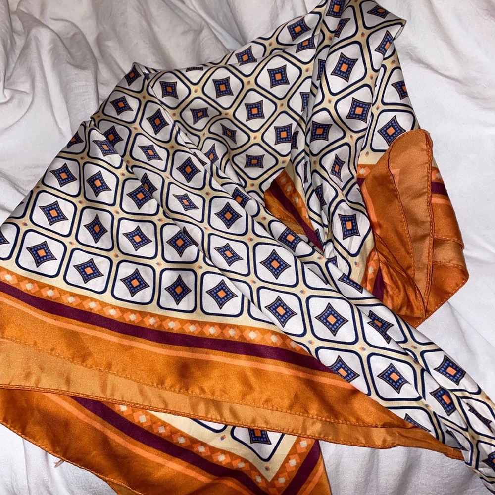 zara scarf top
